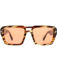 Tom Ford - Eyewear Redford Square Frame Sunglasses - Lyst