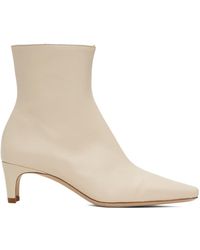 STAUD - High-Heeled Pointy Boots - Lyst