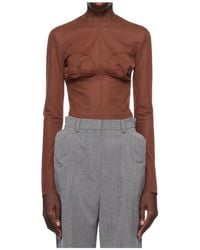 Pushbutton - Dummy Shaped Mesh Top - Lyst