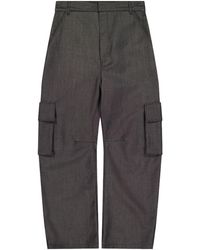 Balenciaga - High-Waisted Loose Trousers - Lyst