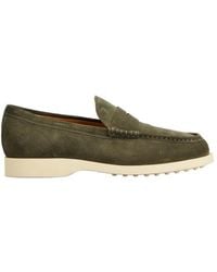 Tod's - Topstitching Penny Loafers - Lyst