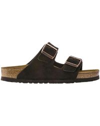 Birkenstock - Logo Slippers - Lyst