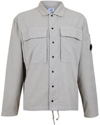 C.P. Company - Solid Color Overshirt - Lyst