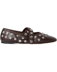 Stella McCartney - Ryder Popper-Studded Ballet Flats - Lyst