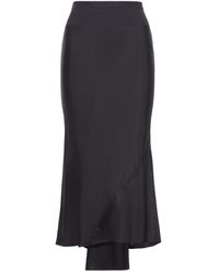Rick Owens - Long Flared Skirt - Lyst
