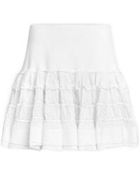 Alaïa - Alaïa Crinoline Skirt - Lyst