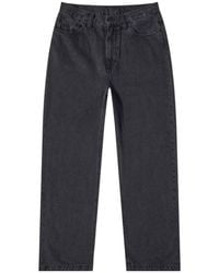 Carhartt - Logo Patch Wide Leg Jeans - Lyst