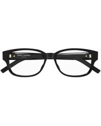Saint Laurent - Eyewear Rectangle Frame Glasses - Lyst