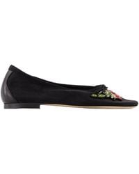 Simone Rocha - Embellished Bow Detailed Flat Shoes - Lyst