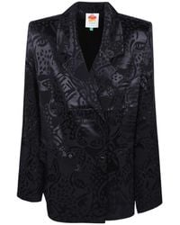 FARM Rio - Patterned Double-Breasted Jacket - Lyst