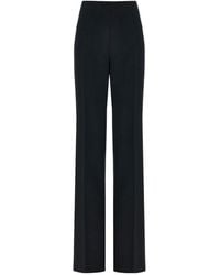 Ferragamo - Ferragamo High-Waist Straight-Leg Tailored Trousers - Lyst