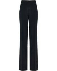 Ferragamo - High-Waist Straight-Leg Tailored Trousers - Lyst