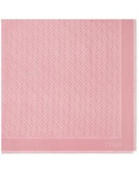 Fendi - Silk And Wool Shawl - Lyst
