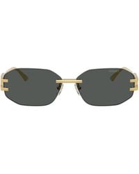 Versace - Frameless Sunglasses - Lyst