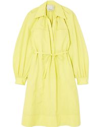 3.1 Phillip Lim - Belted Cotton-Poplin Midi Shirt Dress - Lyst