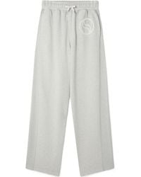 Stella McCartney - Wave Drawstring Organic Cotton Track Pants - Lyst