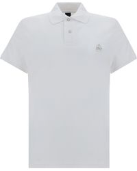 Moose Knuckles - Logo Plaque Short-Sleeve Polo Shirt - Lyst