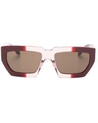 Alaïa - Alaïa Geometric Frame Sunglasses - Lyst