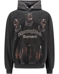 Represent - Logo Logo Hooded Sweater - Lyst
