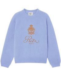 FRAME - The Ritz Brushed Cashmere Sweater - Lyst
