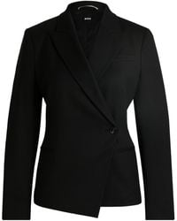BOSS - Boss Double Breasted Slim-Fit Blazer - Lyst