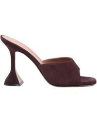 AMINA MUADDI - Square-Toe High-Heeled Sandals - Lyst