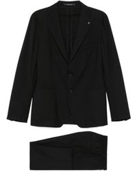Tagliatore - Long-Sleeved Jacket With Belt Loops And Pants With Suit - Lyst