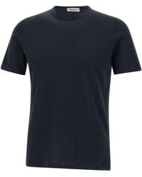 Kangra Cashmere - Kangra Short Sleeve Crew Neck T-Shirt - Lyst