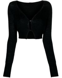 Jacquemus - Le Alzou Cropped Cardigan - Lyst