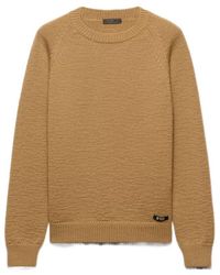 Prada - Long-Sleeved Crewneck Jumper - Lyst