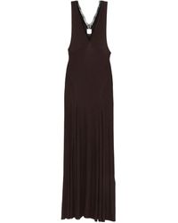 Nanushka - Ignia Lace-Detail Maxi Dress - Lyst