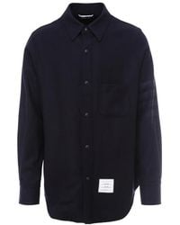 Thom Browne - 4-Bar Shirt Jacket - Lyst