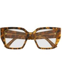 Gucci - Eyewear Butterfly Frame Glasses - Lyst