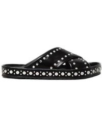 Fendi - Leather Slides - Lyst