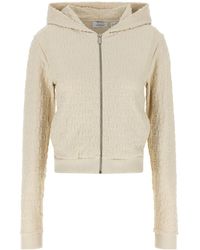 Off-White c/o Virgil Abloh - Terry Off Zip-Up Hoodie - Lyst