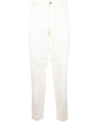 Peserico - Button-Closure Casual Trousers - Lyst