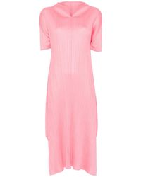 Pleats Please Issey Miyake - Pleated Dress - Lyst
