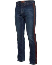 Gucci - Web Side-Stripe Jeans - Lyst