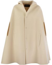 Fabiana Filippi - Refined Virgin Wool Cape - Lyst