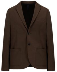 Harris Wharf London - 2B. Blazer Diagonal Crafted With Loro Piana Fabric - Lyst