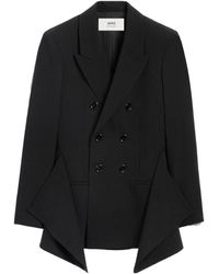 Ami Paris - Ami Double Breasted Tailored Blazer - Lyst