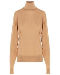Jil Sander - Roll-Neck Fine-Knit Jumper - Lyst