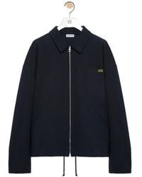 Loewe - Logo-Embroidered Zip-Up Jacket - Lyst