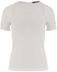 Jacquemus - Embellished Short-Sleeve Top - Lyst