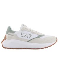 EA7 - Logo-Appliqué Sneakers - Lyst