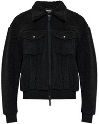 DSquared² - Faux Fur Zipped Jacket - Lyst
