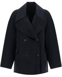 Loulou de Saison - Double-Breasted Notch-Lapel Jacket - Lyst