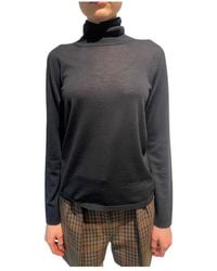 Max Mara - Mxmsaluto High Neck Knitted Jumper - Lyst