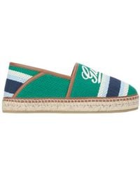 Gucci - Striped Logo Espadrilles - Lyst