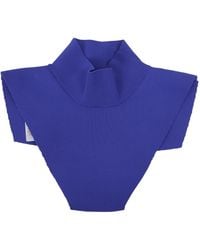 Jil Sander - Asymmetric Knit Neck Warmer - Lyst